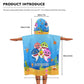 Cartoon Sharks Family Hooded Towel