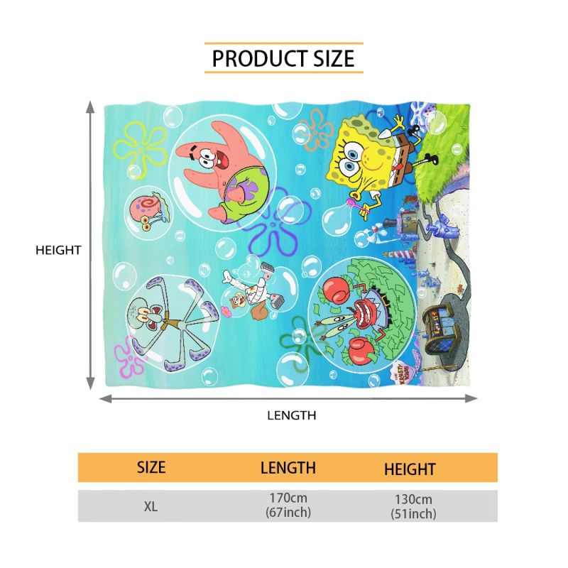Cartoon Sponge Beach Towel
