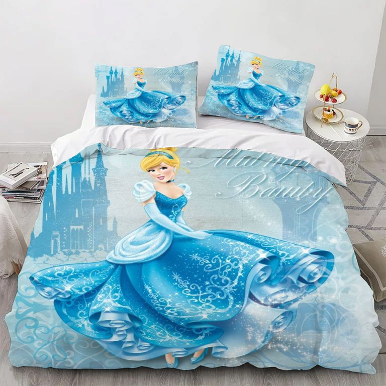 Cartoon Cinderella Bedding Set