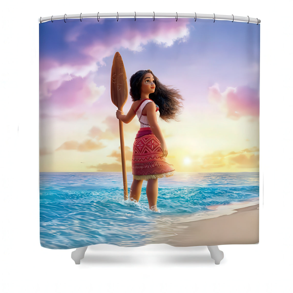 Cartoon Maui Movie Shower Curtain