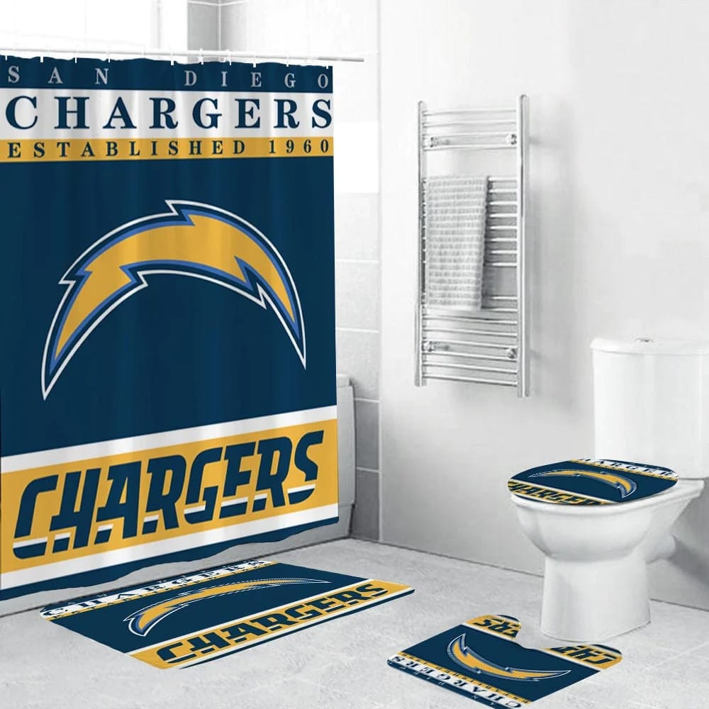 Football Team Flag Los Angeles Shower Curtain