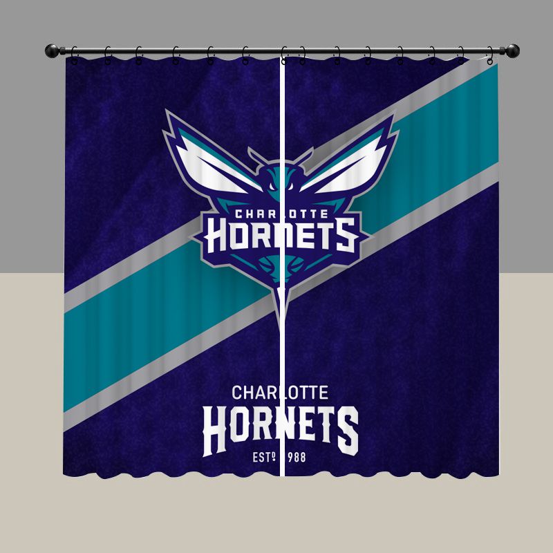 Charlotte Basketball Blackout Curtain