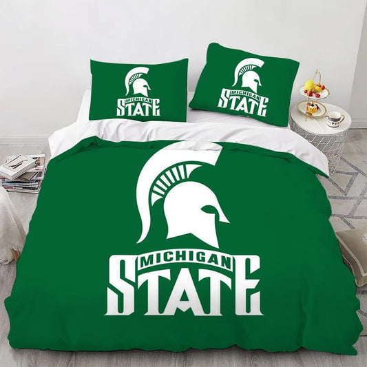 College Michigan State Bedding Set