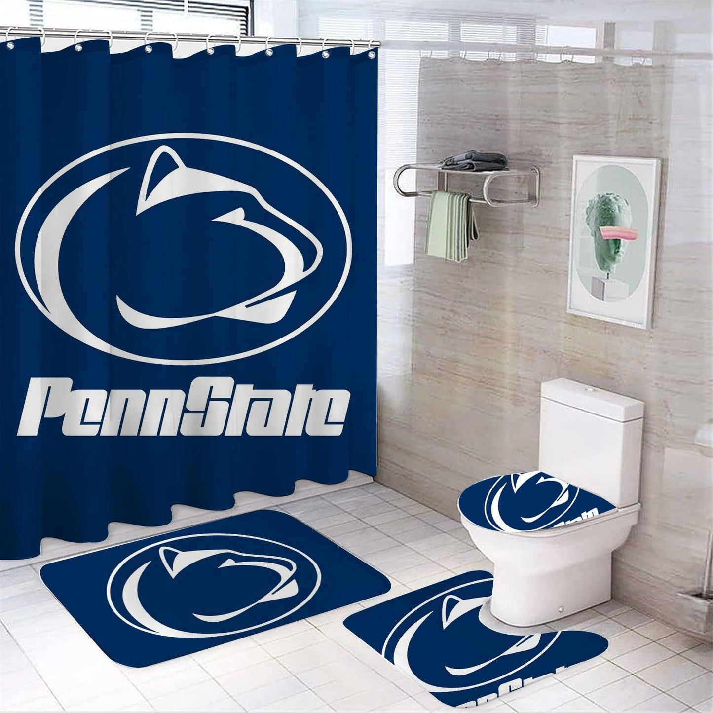 College Pennsylvania State Sport Shower Curtain