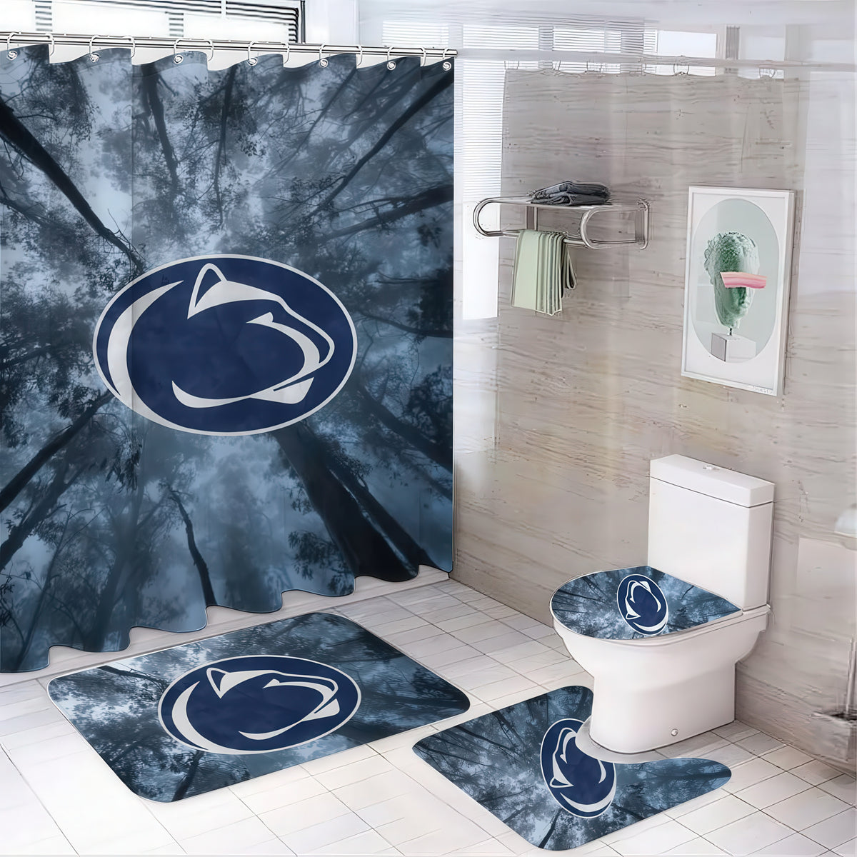 College Pennsylvania State Sport Shower Curtain