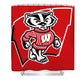 College Sport Badger Shower Curtain