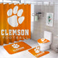 College Sport Clemson Shower Curtain