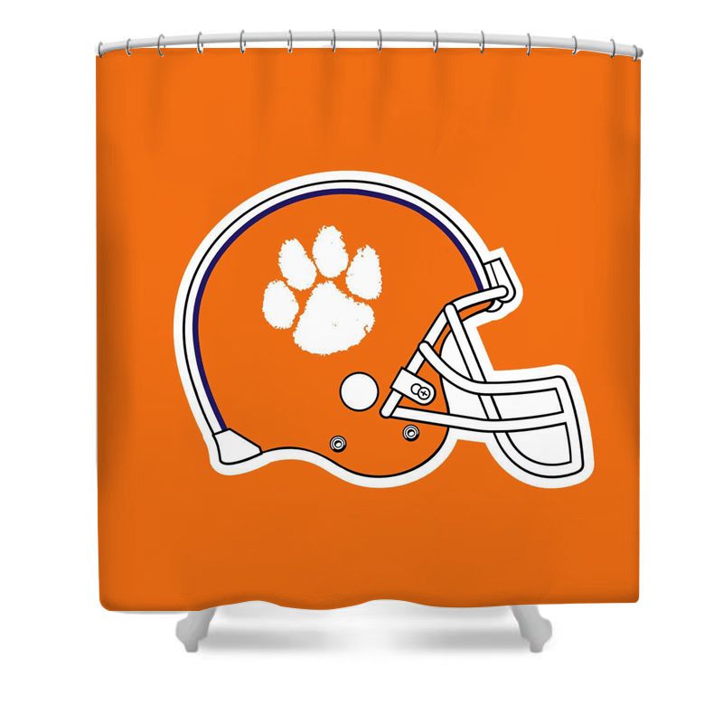 College Sport Clemson Shower Curtain