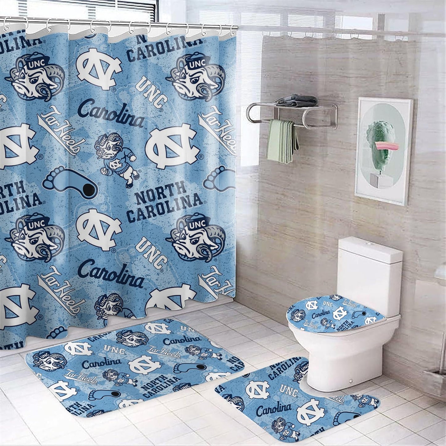 College Sport North Carolina Shower Curtain