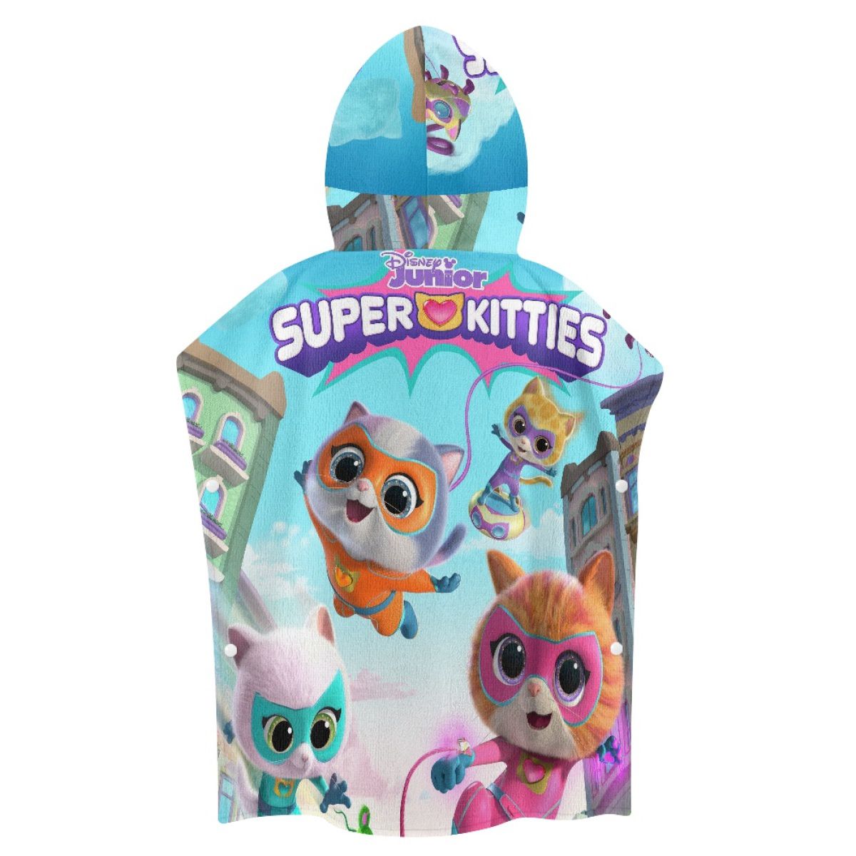 Cuddly Kittens Team Hooded Towel