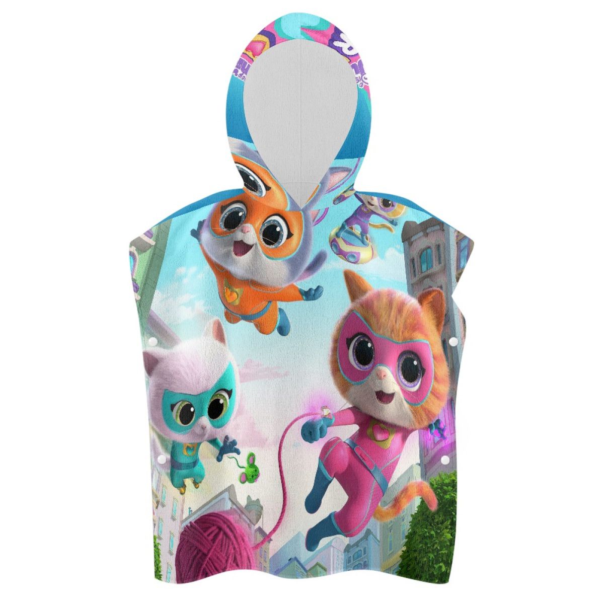 Cuddly Kittens Team Hooded Towel