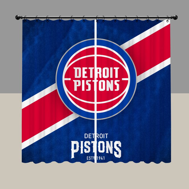 Detroit Basketball Blackout Curtain