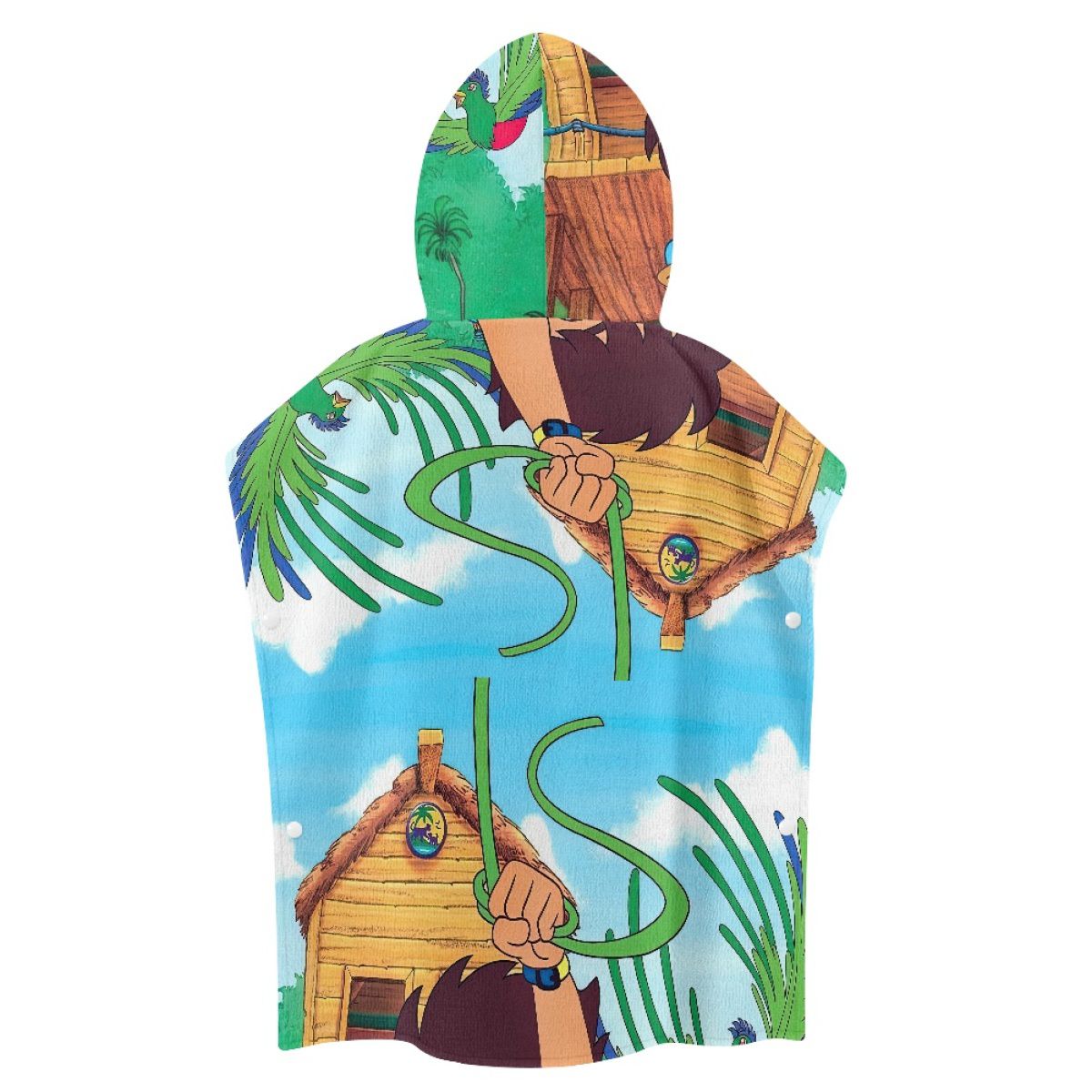 Explorer Hero Rescue Animal Hooded Towel