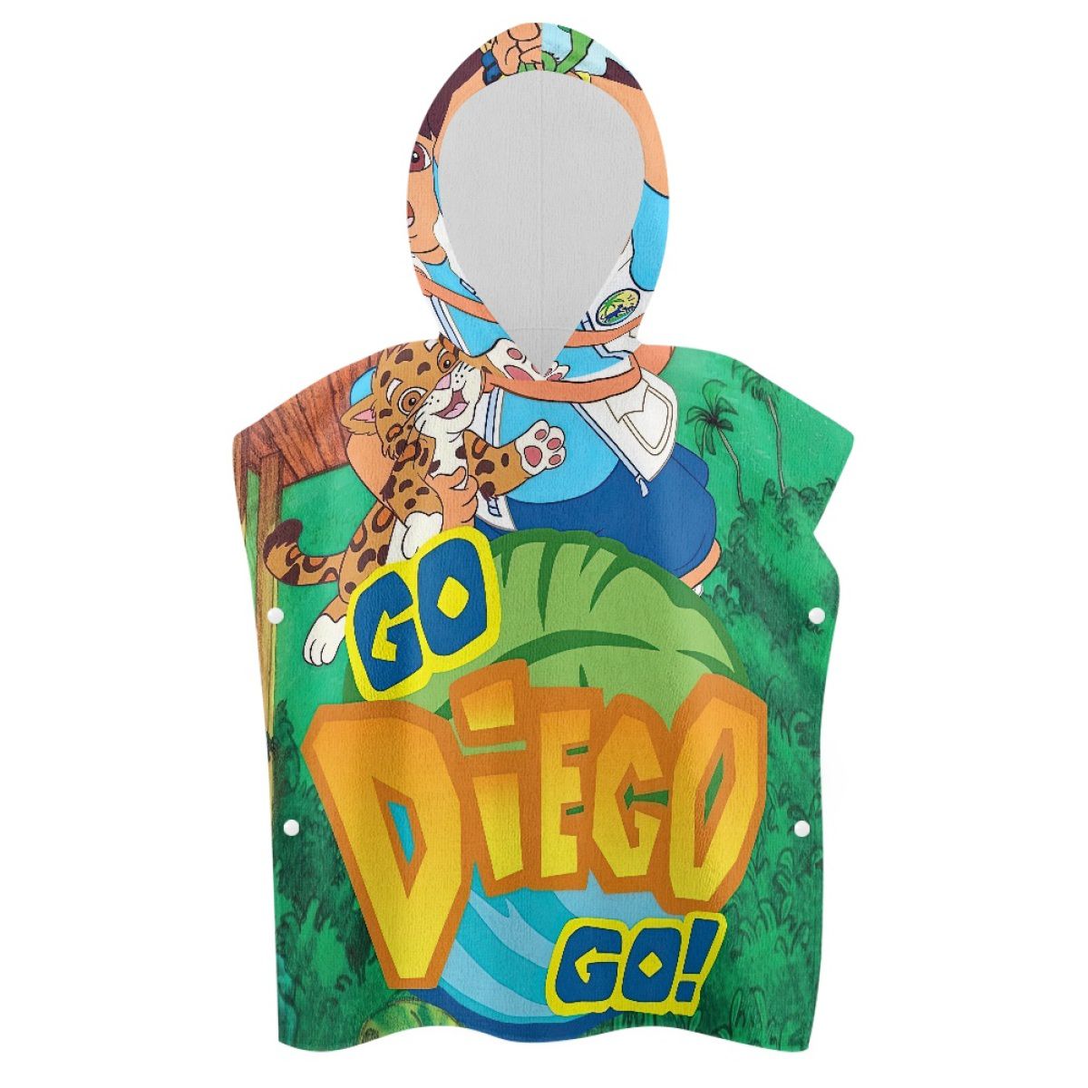 Explorer Hero Rescue Animal Hooded Towel