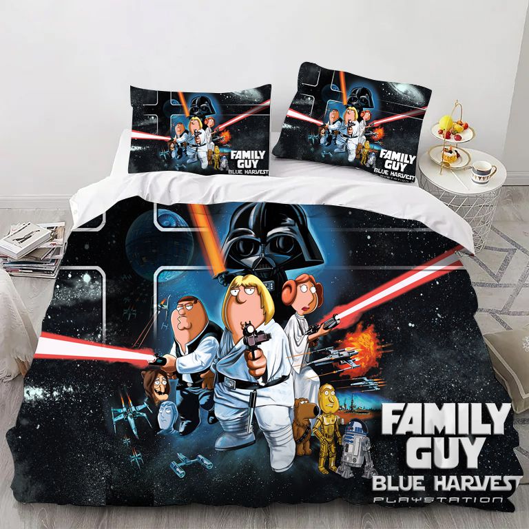 Family Animated Sitcom Bedding Set