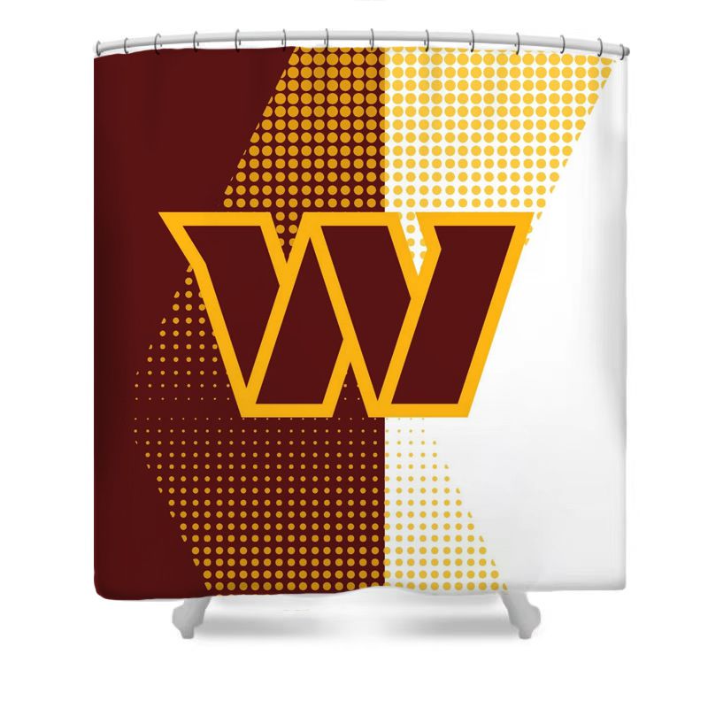 Football Flag Washington Shower Curtain