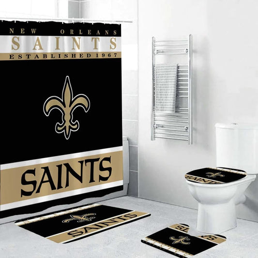 Football Team Flag New Orleans Shower Curtain