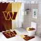 Football Flag Washington Shower Curtain