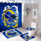 Football Sport Team Flag Los Angeles Shower Curtain