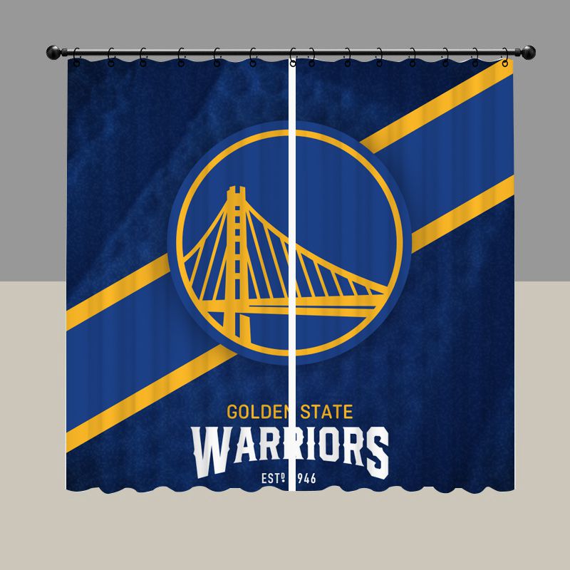 Golden State Basketball Blackout Curtain