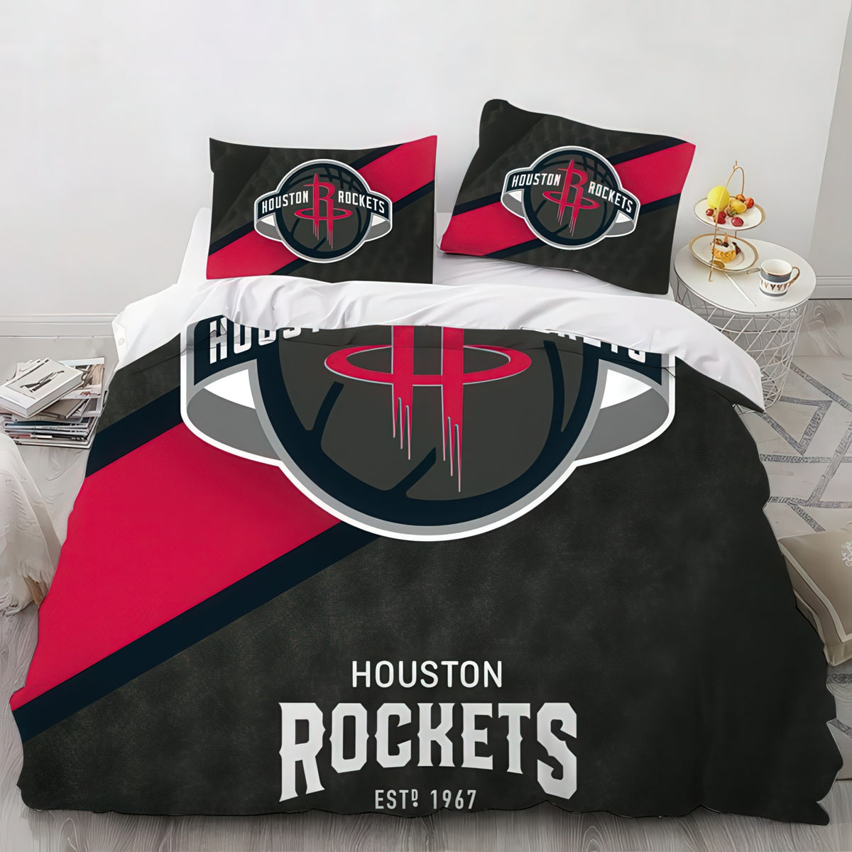 Houston Rockets Bedding Set, NBA Team