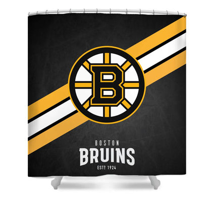 Ice Hockey Boston Shower Curtain