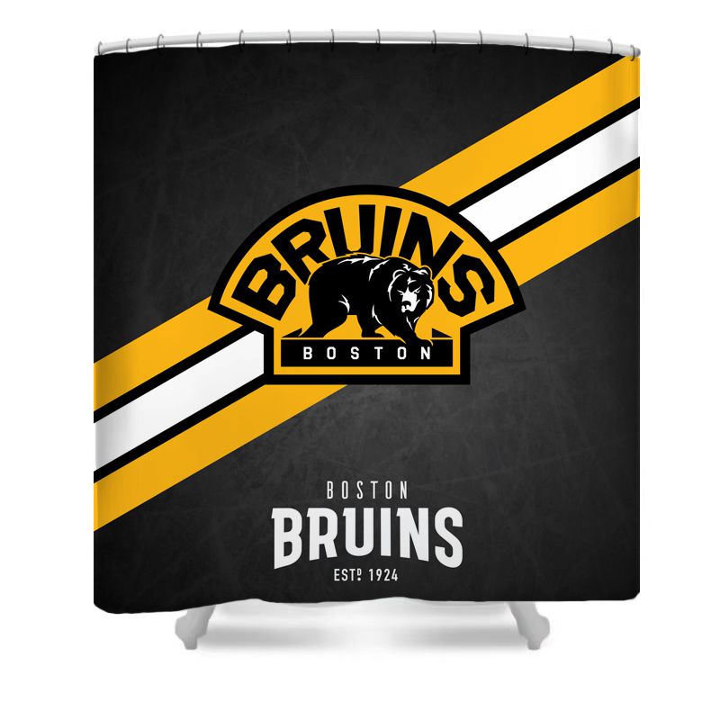 Ice Hockey Boston Shower Curtain