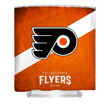 Ice Hockey Philadelphia Shower Curtain