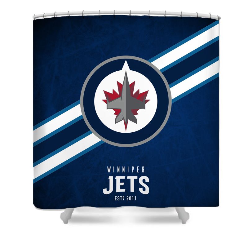 Ice Hockey Winnipeg Shower Curtain
