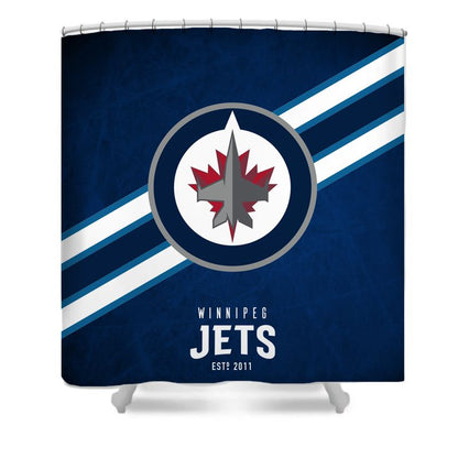 Ice Hockey Winnipeg Shower Curtain