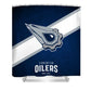 Ice Hockey Oilers Team Shower Curtain