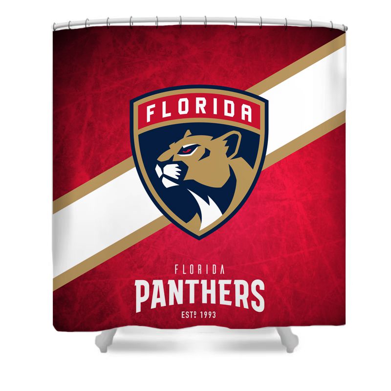 Ice Hockey Florida Shower Curtain