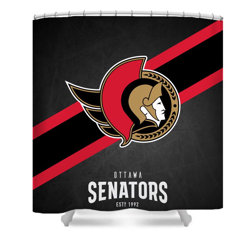Ice Hockey Ottawa Shower Curtain