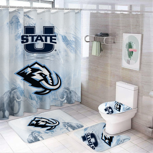 Ice Hockey Utah Shower Curtain