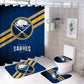 Ice Hockey Buffalo Shower Curtain