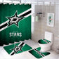 Ice Hockey Dallas Shower Curtain