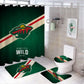 Ice Hockey Minnesota Shower Curtain