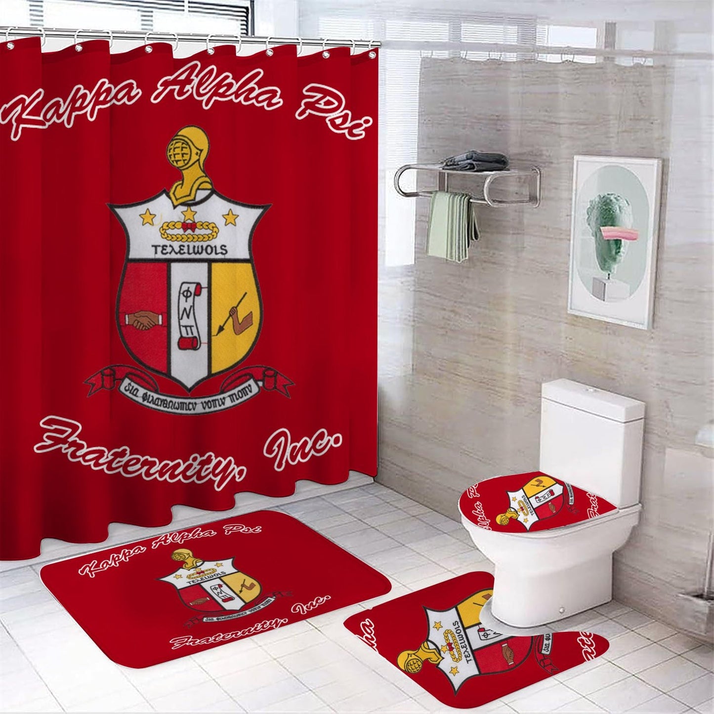 Indiana Collegiate Fraternity Shower Curtain