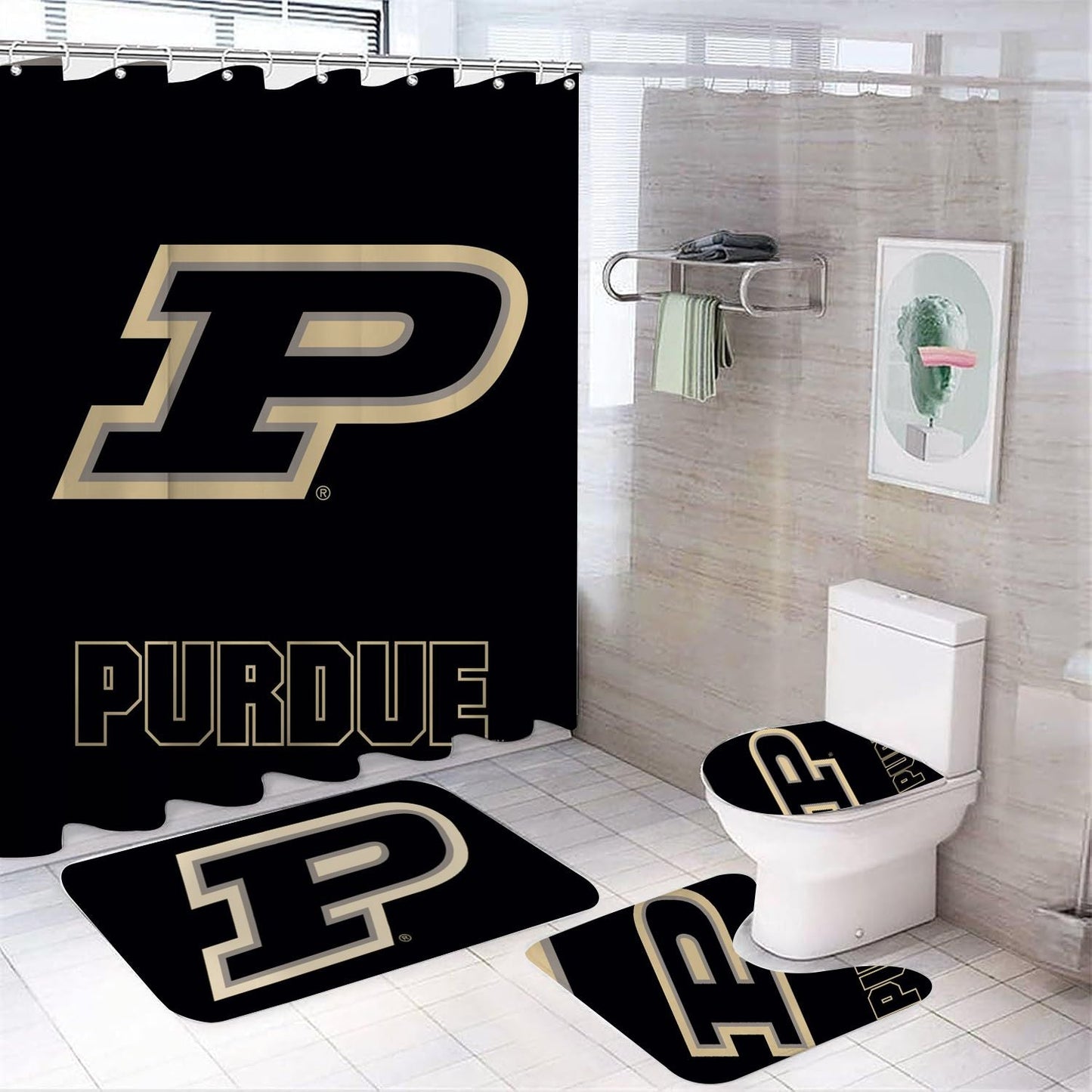 Indiana College Shower Curtain