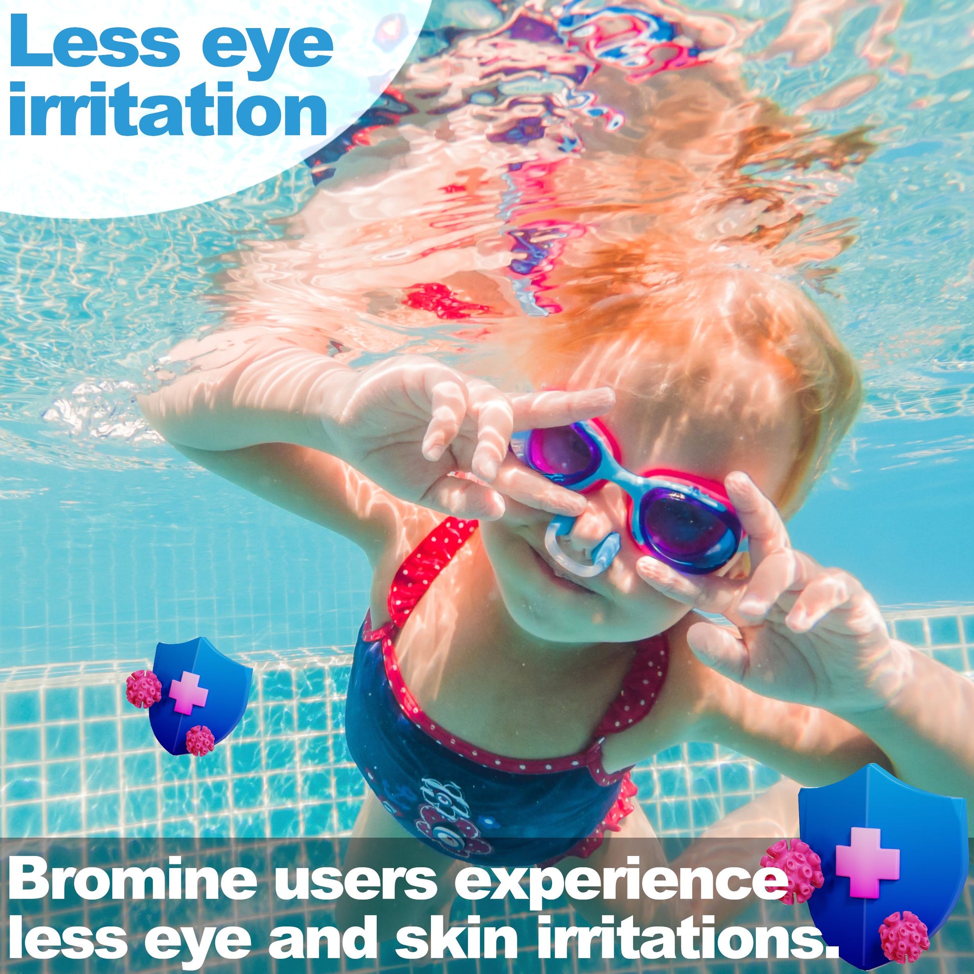 less eye irritation - 10 lbs 1 Inch Bromine Tablets for Hot Tubs Pool Spas