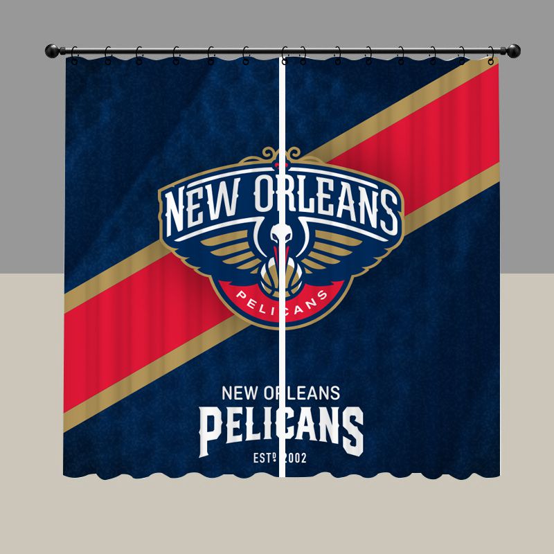 New Orleans Basketball Blackout Curtain