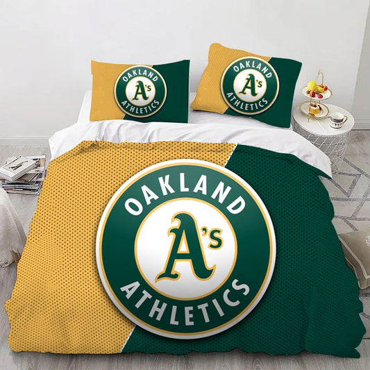 Oakland Baseball Sport Bedding Set