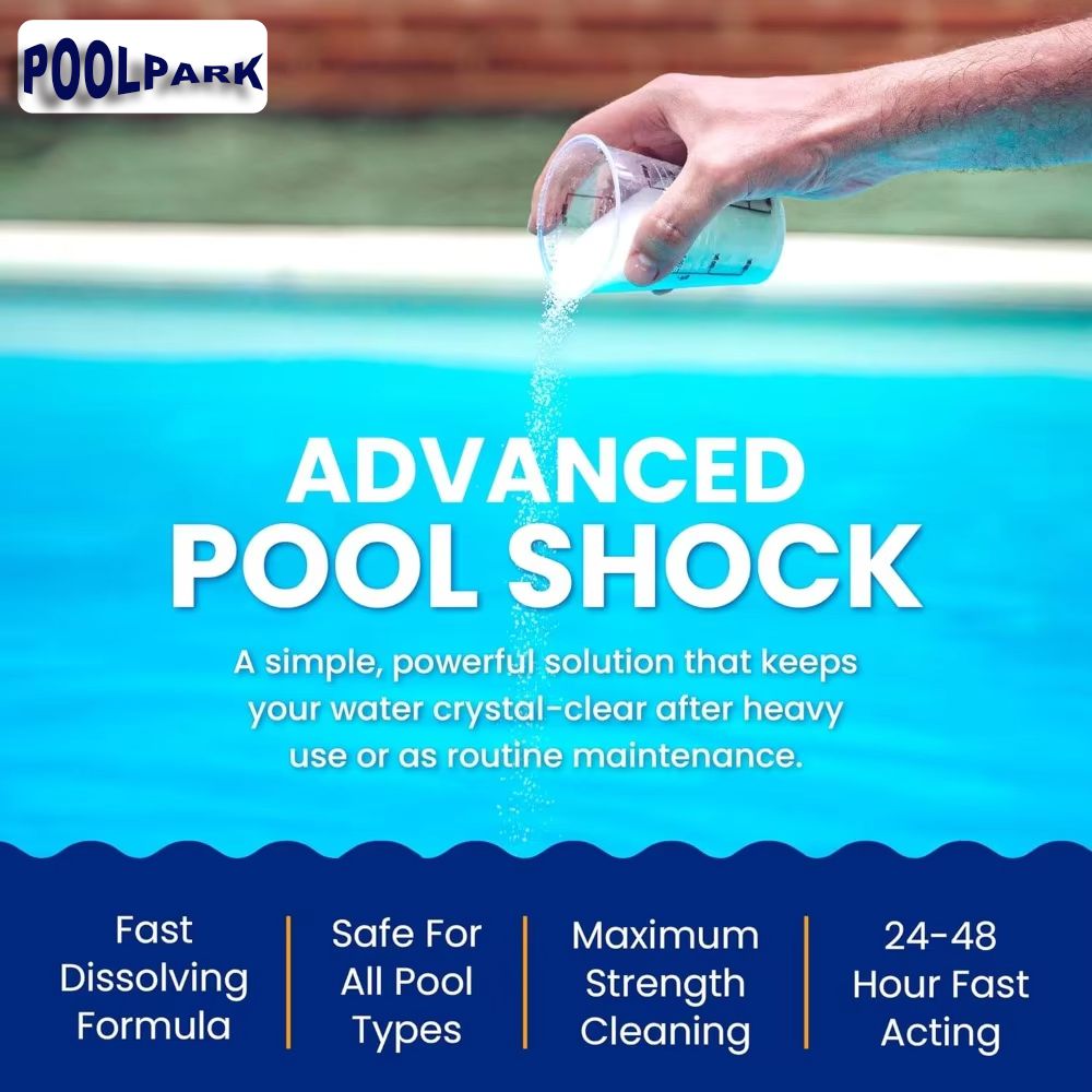 Pool Park 68% Cal-Hypo Granular Sanitizer Pool Shock - 50 lbs
