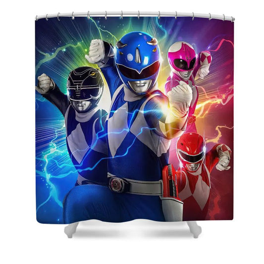 Green Ranger Super Sentai Shower Curtain