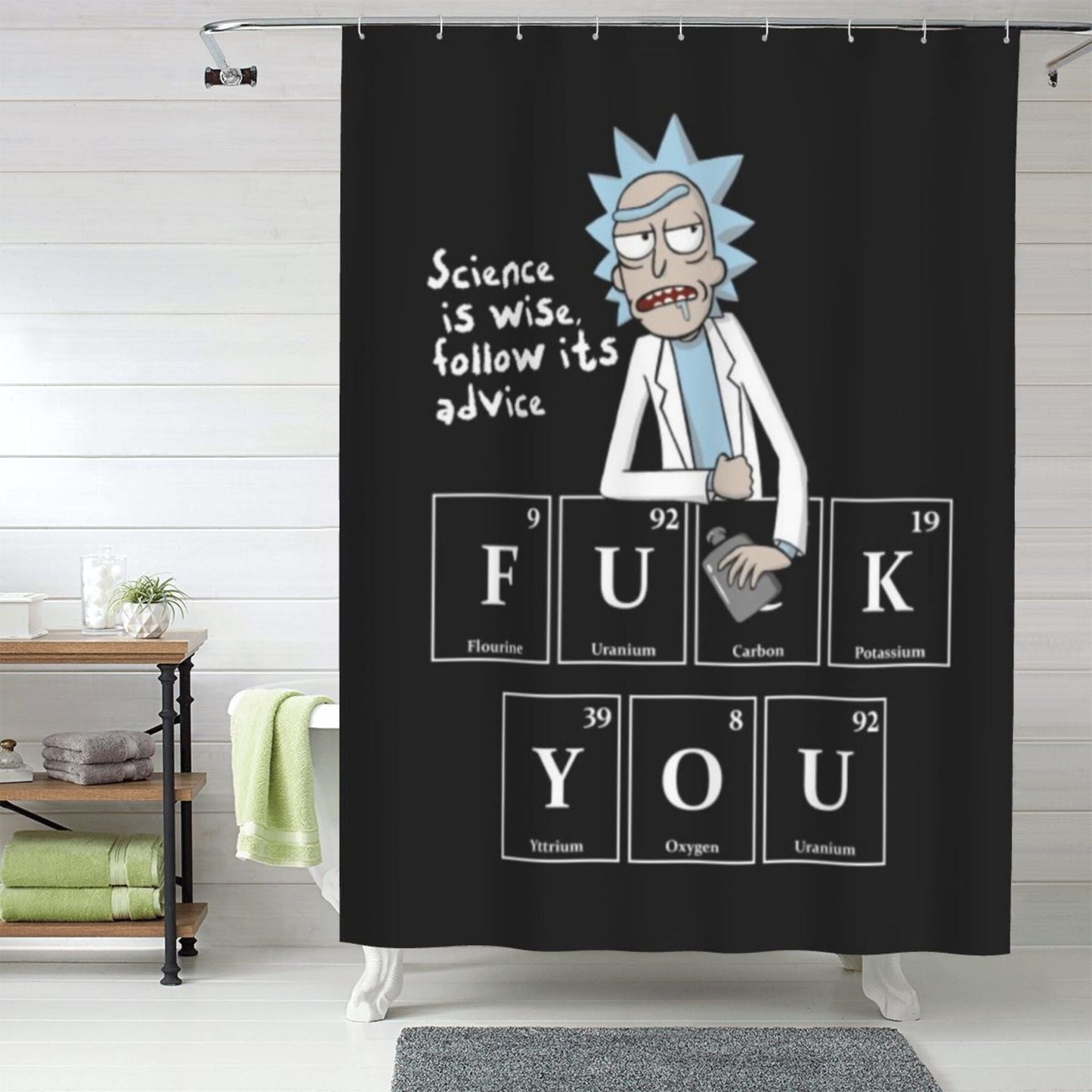 Science Fiction Sitcom Shower Curtain