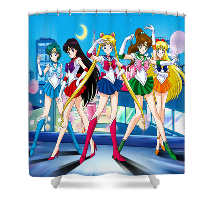 Anime Sailor Senshi Shower Curtain