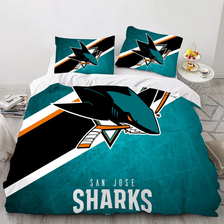 San Jose Hockey Bedding Set