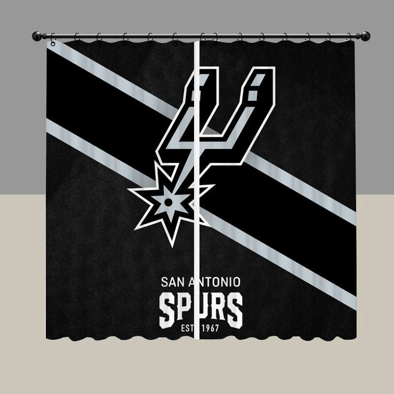 San Antonio Basketball Blackout Curtain