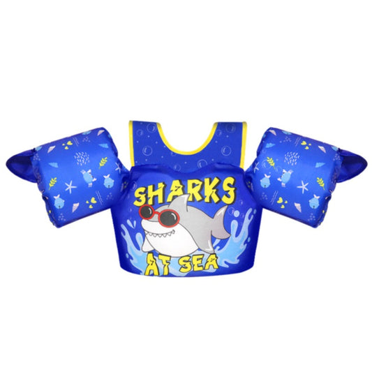 Shark Cartoon Kids Swim Vest