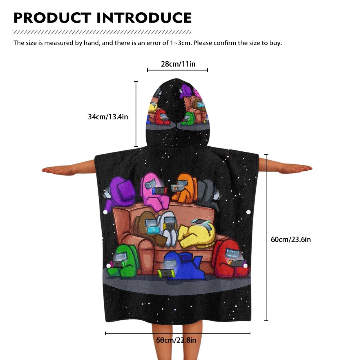 Social Deduction Game Hooded Towel